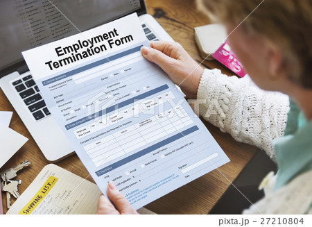Employment Termination Form Document Concept 27210804
