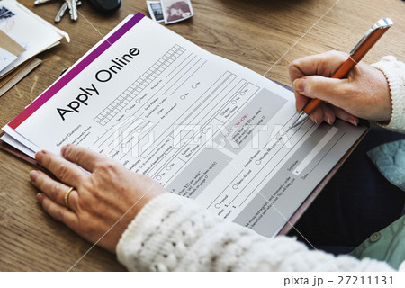 Apply Online Application Form Recruitment Concept 27211131