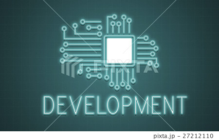 Technology Circuit Processor Innovation Network Concept 27212110
