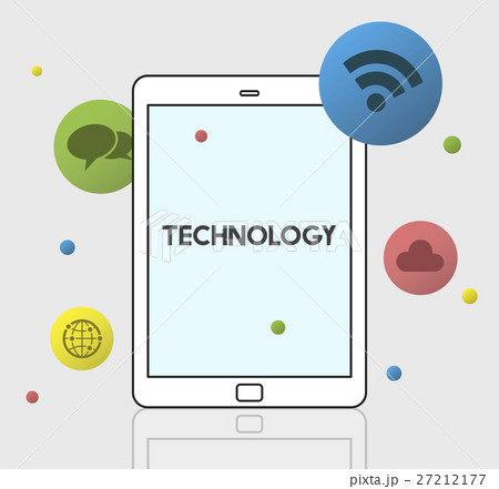 Internet Communication Network Icon Concept Internet Communication Network Icon Concept 27212177