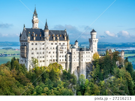 Neuschwanstein castle in Germany Neuschwanstein castle in Germany 27216213