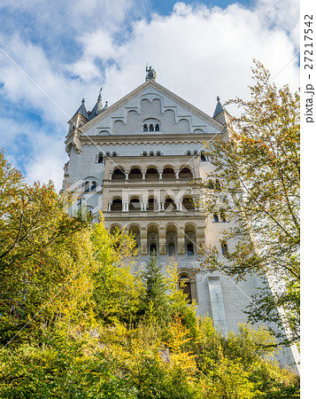 Neuschwanstein castle in Germany, back view 27217542