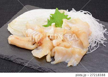 おいしい白みる貝の刺身の写真素材 2721