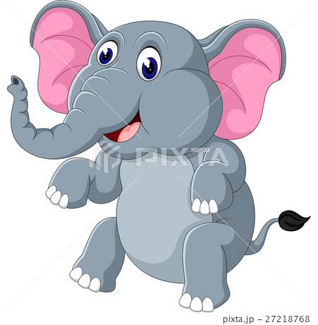 Cute elephant cartoon Cute elephant cartoon 27218768