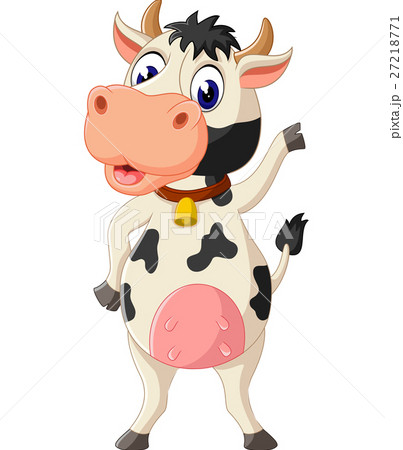 illustration of Cute cow cartoon 27218771