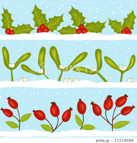 Christmas seamless pattern with snow Christmas seamless pattern with snow 27219099