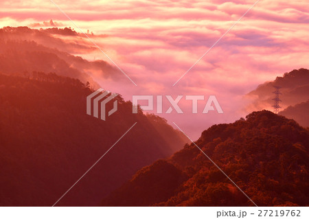 岡山県弥高山の雲海 27219762