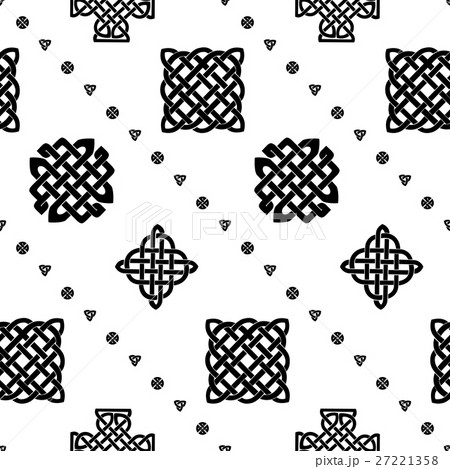 Celtic knot seamless pattern 27221358
