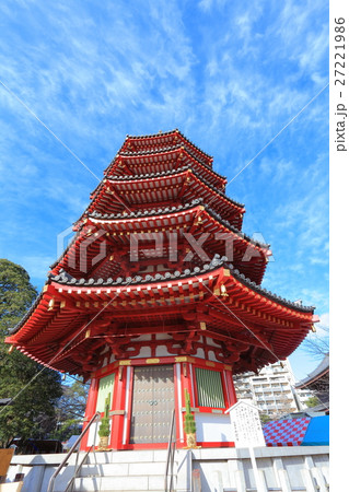 川崎大師　八角五重塔 27221986