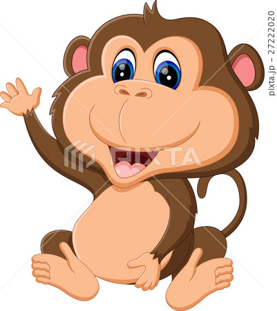 illustration of Cartoon monkey 27222020