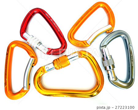 Climbing equipment- five multicolor carabiners 27223100