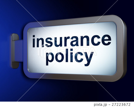 Insurance concept: Insurance Policy on billboard 27223672