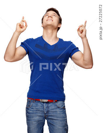 Handsome man isolated over white background 27225072