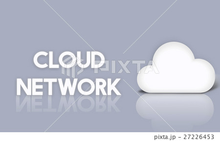 Cloud Network Data Backup Graphic Icon Concept 27226453