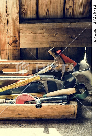 Carpenter Craftman Lumber Timber Woodwork Concept 27226732