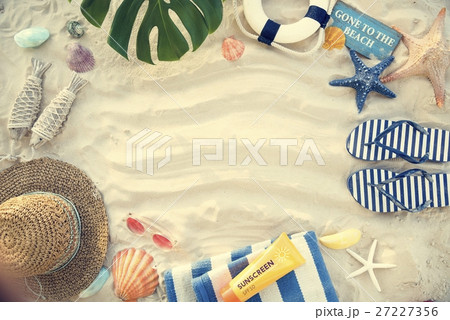 Gone to the Beach Summer Holiday Vacation Starfish Concept Gone to the Beach Summer Holiday Vacation Starfish Concept 27227356