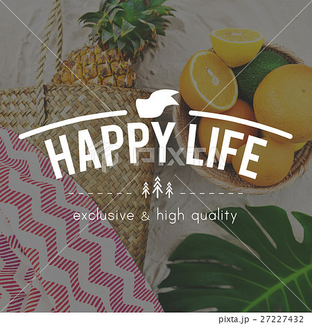 Vacation Relaxation Positive Vibes Concept 27227432