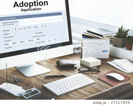 Adoption Application Family Guardianship Support Concept 27227939