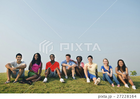 Friends Hanging Out Together Concept Friends Hanging Out Together Concept 27228164