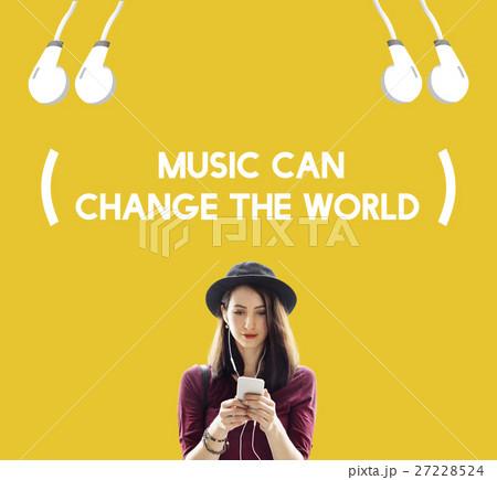 Music Life Happy Earphones Concept Music Life Happy Earphones Concept 27228524