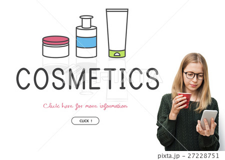Feminine Beauty Cosmetics Healthcare Products Concept 27228751