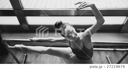 Ballerina Practice Ballet School Concept Ballerina Practice Ballet School Concept 27229679