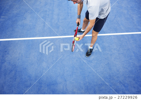 Tennis Sport Racket Racquet Athlete Match Concept 27229926