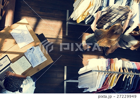 Clothes Shop Costume Dress Fashion Store Style Concept 27229949