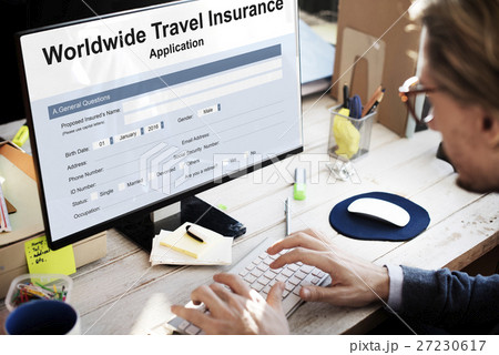 Worldwide Travel Insurance Application Form Concept Worldwide Travel Insurance Application Form Concept 27230617