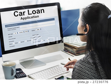 Car Loan Finance Application Money Concept Car Loan Finance Application Money Concept 27230776