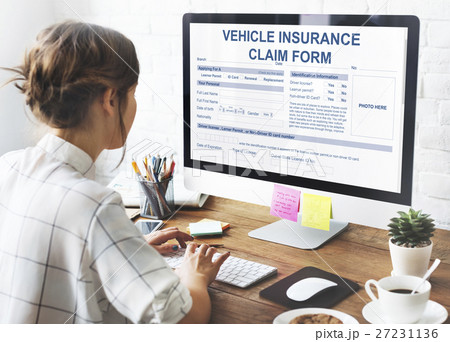 Vehicle Insurance Claim Form Benefit Concept Vehicle Insurance Claim Form Benefit Concept 27231136