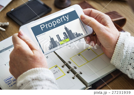 Business Property Mortgage Rent Concept Business Property Mortgage Rent Concept 27231939