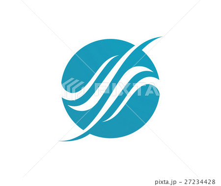 Water wave Logo Template Water wave Logo Template 27234428