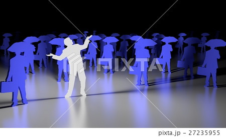 Stand out from the crowd business man Stand out from the crowd business man 27235955