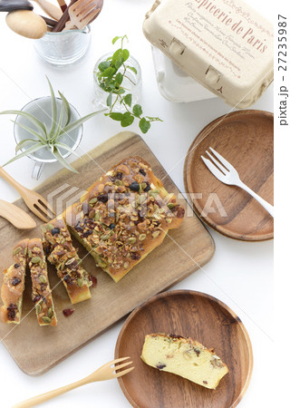 パウンドケーキ　糖質オフスイーツ　ローカーボ　糖質制限 27235987