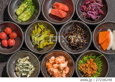 ご飯のおかずセット Many side dish Japan of the rice ご飯のおかずセット Many side dish Japan of the rice 27236246