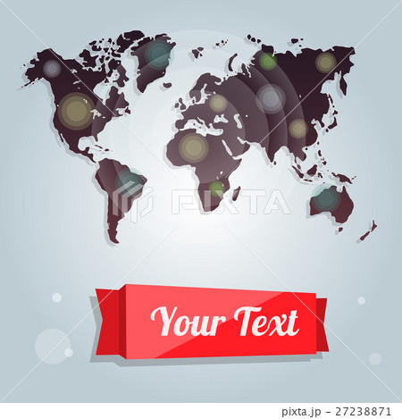 Modern banners, world map creative idea, flyers Modern banners, world map creative idea, flyers 27238871