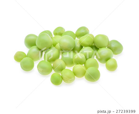Snow peas isolated on white background Snow peas isolated on white background 27239399