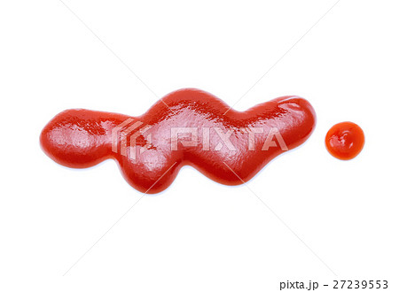 tomato sauce isolated on white background 27239553