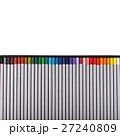Colour pencils isolated on white background close 27240809