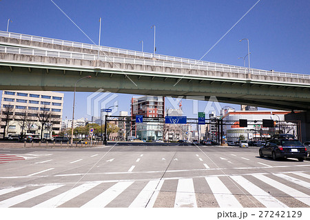 名古屋市中区都市風景　　千早交差点　 27242129