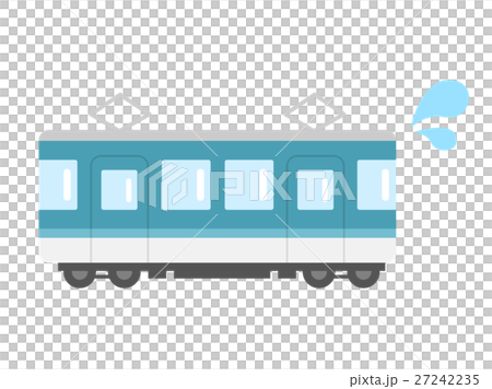 電車の遅延イラストのイラスト素材