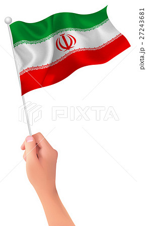 イラン　 国旗　手　アイコン 27243681