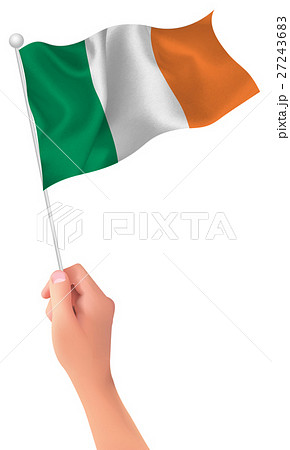 アイルランド　 国旗　手　アイコン 27243683