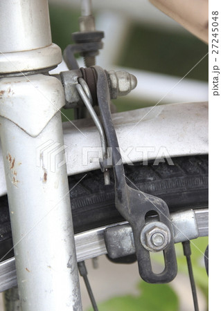 自転車の部位近写(フロントブレーキ) 自転車の部位近写(フロントブレーキ) 27245048