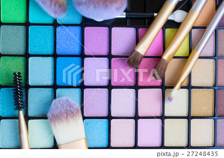 Brushes and eye-shadows palette Brushes and eye-shadows palette 27248435