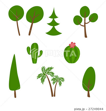 Set plants isolated on white. 27249044