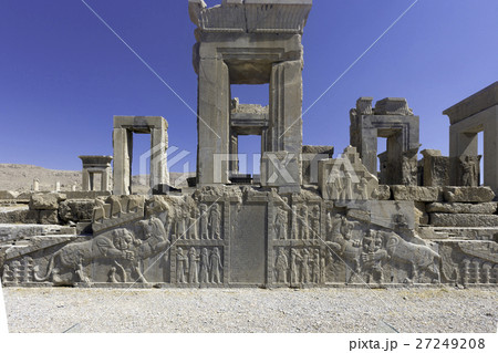 Ruins of the Tachara in Persepolis Shiraz Iran 27249208