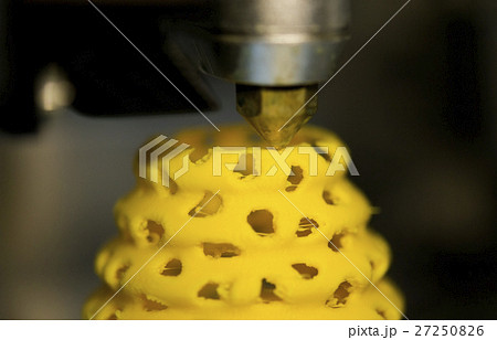 3d printer printing closeup 27250826