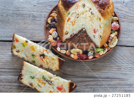 Panettone with dried fruits 27251185